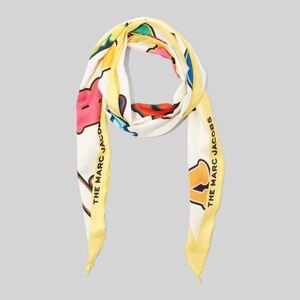 Marc Jacobs Colorful Graphic Scarf